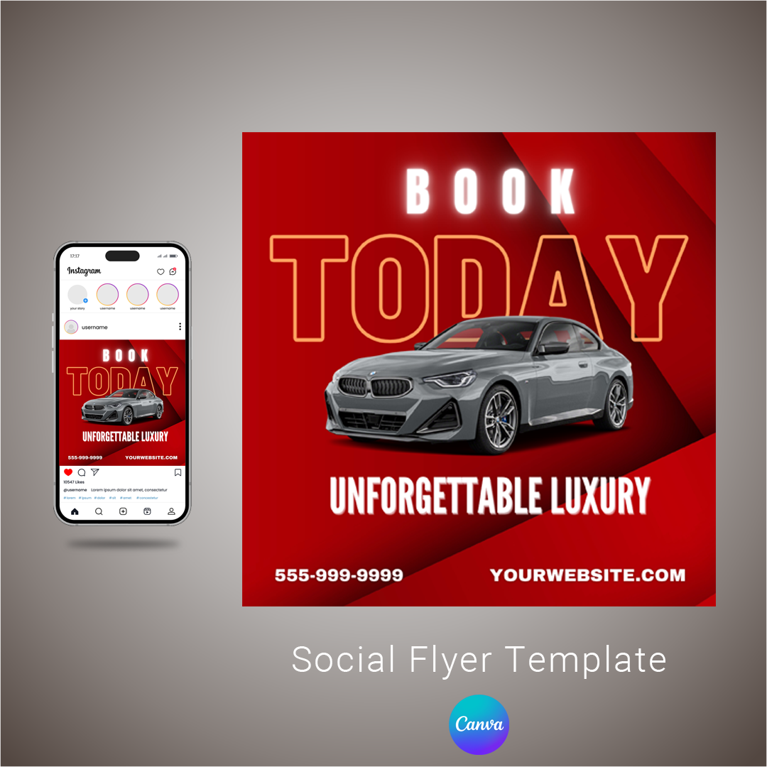 Premium Car Rental Marketing Template | 0003